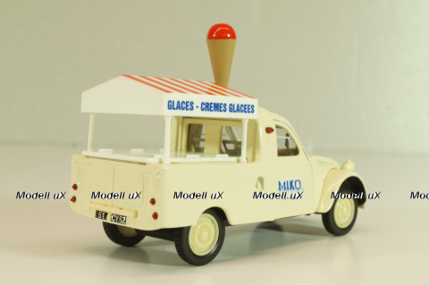 Citroen 2CV ice cream MIKO, beige, 409531B, Norev 1:43