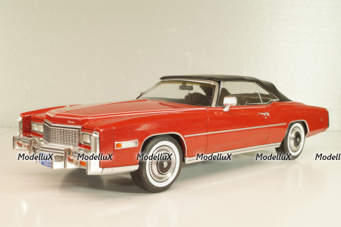 Cadillac Eldorado Cabrio 1976, red, 18471, MCG 1:18