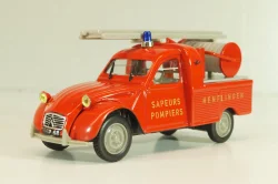 Citroen 2CV Pick-up Sapeurs pompiers HELDENFINGEN, 1963, 409533F, Norev 1:43