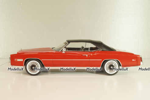 Cadillac Eldorado Cabrio 1976, red, 18471, MCG 1:18
