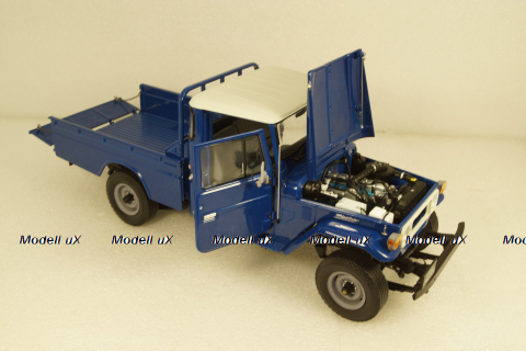 Toyota Land Cruiser 40 Pick Up, blue, KYO8958BL, Kyosho 1:18