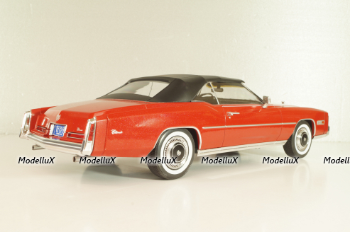 Cadillac Eldorado Cabrio 1976, red, 18471, MCG 1:18