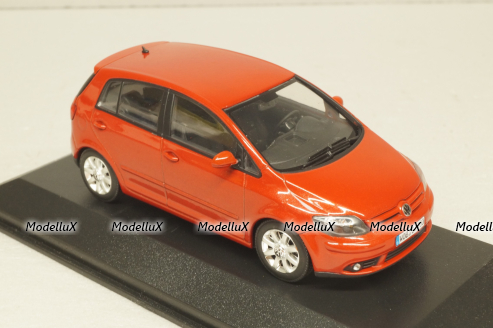 Volkswagen Golf Plus 2005 red 5M0099300A3X Minichamps 1:43