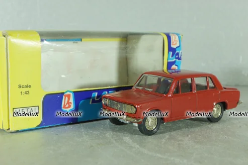 Ваз-2101, красный, июль 1990г. , Тантал/Радон 1:43