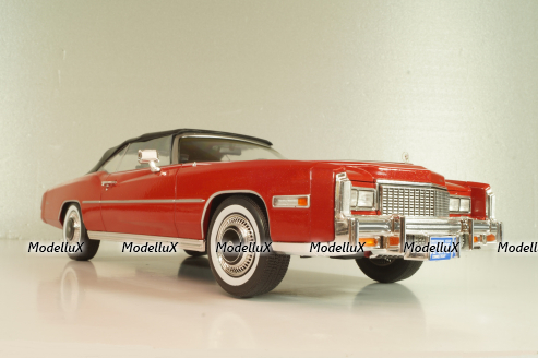 Cadillac Eldorado Cabrio 1976, red, 18471, MCG 1:18