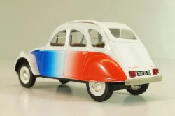 Citroen 2CV Cocorico 1986, white/red/blue, 409532C, Norev 1:43
