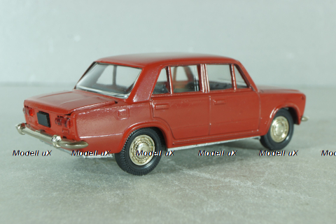 Ваз-2101, красный, июль 1990г. , Тантал/Радон 1:43