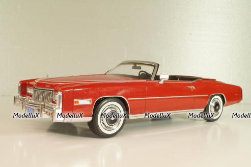 Cadillac Eldorado Cabrio 1976, red, 18471, MCG 1:18
