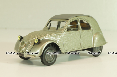 Citroen 2CV, grey, 409526T, Norev 1:43