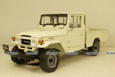 Toyota Land Cruiser 40 Pick Up 1960, white, 08958W, Kyosho 1:18