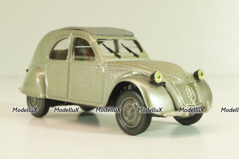 Citroen 2CV, grey, 409526T, Norev 1:43
