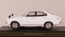 Nissan Violet 1973 White, F43-142, First 43 1:43