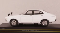 Nissan Violet 1973 White, F43-142, First 43 1:43