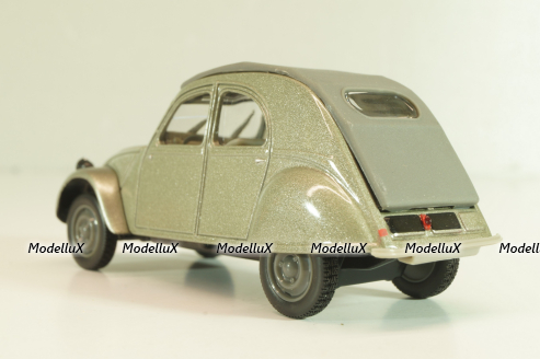 Citroen 2CV, grey, 409526T, Norev 1:43