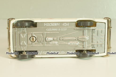 Москвич-434 А6, кремовый, Олимпиада 80,Тантал/Радон 1:43