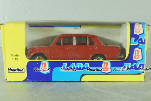 Ваз-2101, красный, июль 1990г. , Тантал/Радон 1:43