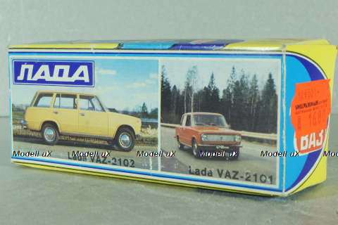 Ваз-2101, красный, июль 1990г. , Тантал/Радон 1:43