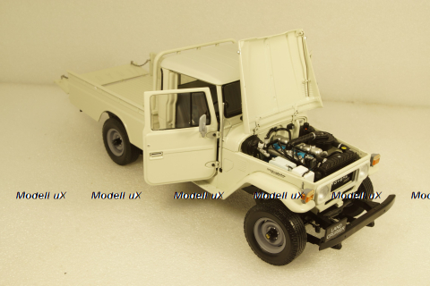 Toyota Land Cruiser 40 Pick Up 1960, white, 08958W, Kyosho 1:18