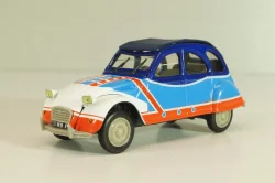 Citroen 2CV 6 Basket, white/blue/red, 409534H, Norev 1:43