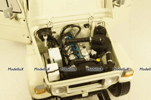 Toyota Land Cruiser 40 Pick Up 1960, white, 08958W, Kyosho 1:18