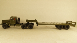 Краз-257 с п/п ЧМЗАП-5523 Хаки, SSM7028, SSM 1:43