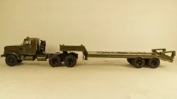 Краз-257 с п/п ЧМЗАП-5523 Хаки, SSM7028, SSM 1:43