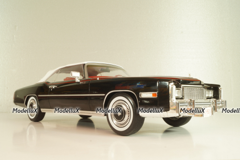 Cadillac Eldorado Cabrio 1976, black,  18473, MCG 1:18
