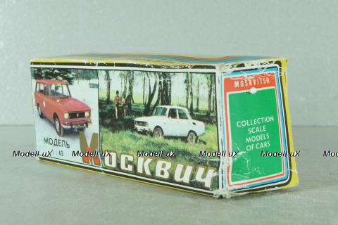Москвич-408, такси, 1989г., Тантал/Радон 1:43