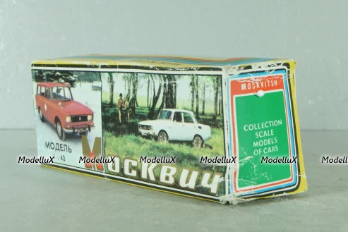 Москвич-408, такси, 1989г., Тантал/Радон 1:43