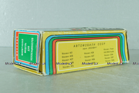 Москвич-408, такси, 1989г., Тантал/Радон 1:43