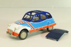 Citroen 2CV 6 Basket, white/blue/red, 409534H, Norev 1:43