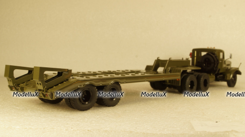 Краз-257 с п/п ЧМЗАП-5523 Хаки, SSM7028, SSM 1:43