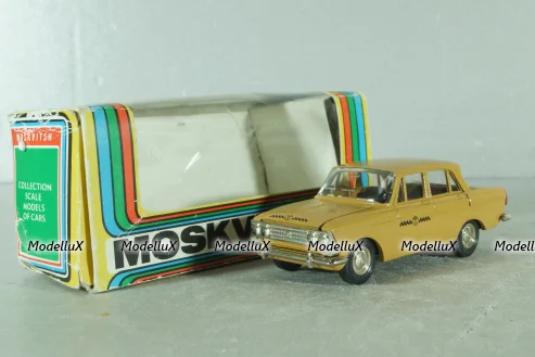 Москвич-408, такси, 1989г., Тантал/Радон 1:43