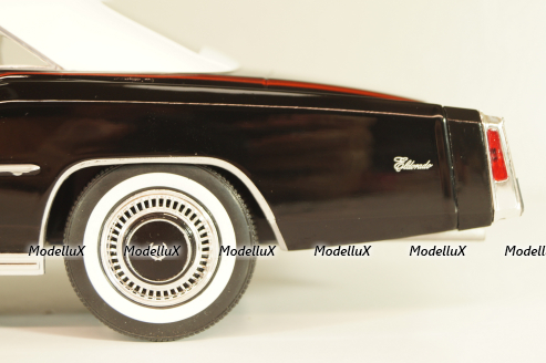 Cadillac Eldorado Cabrio 1976, black,  18473, MCG 1:18