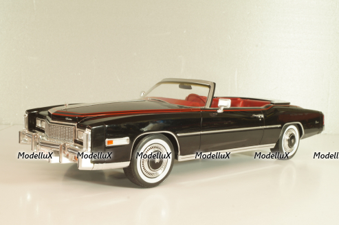 Cadillac Eldorado Cabrio 1976, black,  18473, MCG 1:18