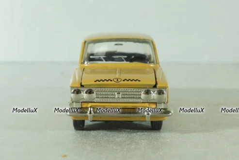 Москвич-408, такси, 1989г., Тантал/Радон 1:43