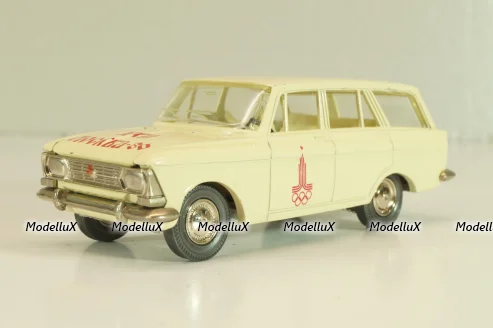 Москвич-427 А4, кофе с молоком, Олимпиада 80, декабрь 19..г., Тантал/Радон 1:43 Редкий цвет!