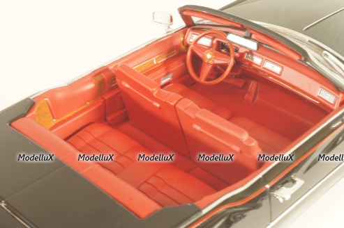 Cadillac Eldorado Cabrio 1976, black,  18473, MCG 1:18