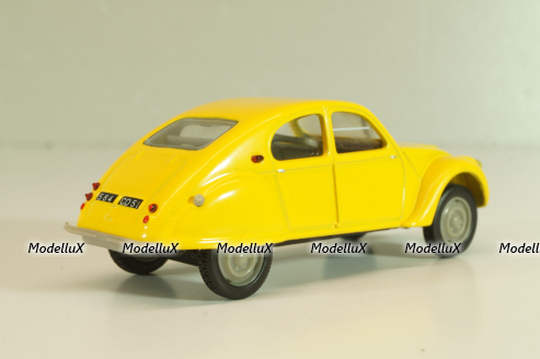 Citroën 2CV Dagonet 1956, yellow, 409522N, Norev 1:43