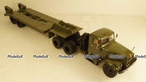 Краз-257 с п/п ЧМЗАП-5523 Хаки, SSM7028, SSM 1:43