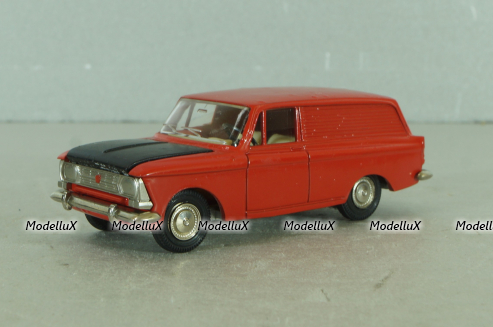 Москвич-433 А5, пластина, красный, Тантал/Радон 1:43