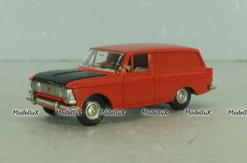 Москвич-433 А5, пластина, красный, Тантал/Радон 1:43