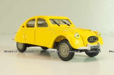 Citroën 2CV Dagonet 1956, yellow, 409522N, Norev 1:43