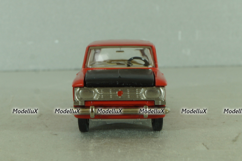 Москвич-433 А5, пластина, красный, Тантал/Радон 1:43