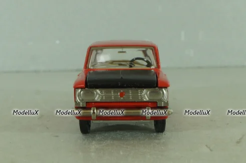 Москвич-433 А5, пластина, красный, Тантал/Радон 1:43