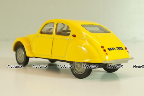 Citroën 2CV Dagonet 1956, yellow, 409522N, Norev 1:43