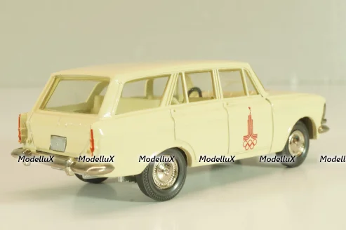 Москвич-427 А4, кофе с молоком, Олимпиада 80, декабрь 19..г., Тантал/Радон 1:43 Редкий цвет!