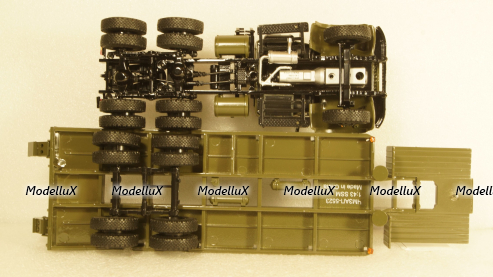 Краз-257 с п/п ЧМЗАП-5523 Хаки, SSM7028, SSM 1:43