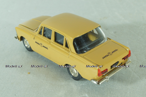 Москвич-408, такси, 1989г., Тантал/Радон 1:43
