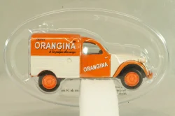 Citroen 2CV AZU Orangina 1955, white/orange,  Norev 1:43